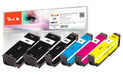 EAN 7640173434528 - Peach 0F320142 cartucho de tinta 6 pieza(s) Compatible Rendimiento estándar Azul, Cian, Magenta, Amarillo imagen 1