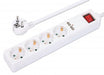 EAN 766623168342 - Manhattan 168342 base múltiple 2 m 4 salidas AC Interior Blanco imagen 3