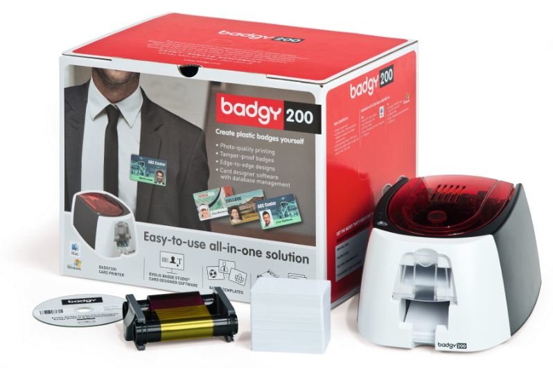 EAN 3661572000279 - Evolis Badgy200 impresora de tarjeta plástica Pintar por sublimación/Transferencia térmica Color 260 x 30 imagen 3