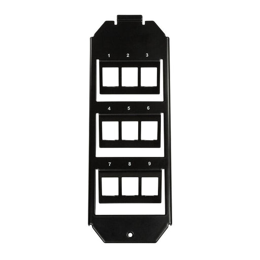 EAN 4052792061482 - LogiLink NK4061 placa de pared y cubierta de interruptor Negro imagen 2