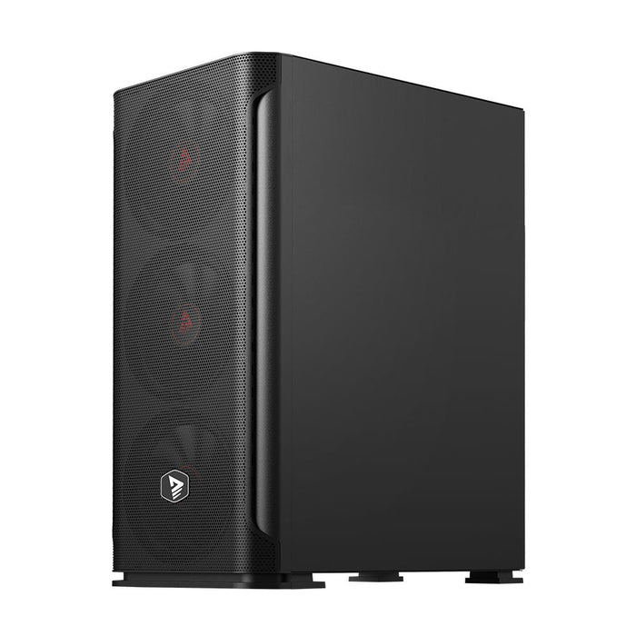 Caja Pc Savio Shadow X2 De Malla/Cristal Para Ordenador Negro