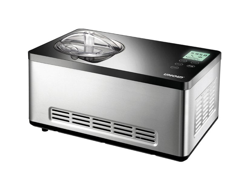 EAN 4011689488450 - Unold 48845 máquina para helados Compresor de helados 2 L 180 W Negro, Acero inoxidable imagen 1