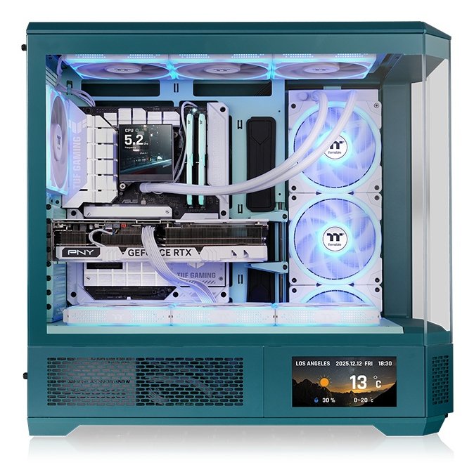 EAN 4711658548832 - Thermaltake View 600 TG Full Tower Verde azulado imagen 2