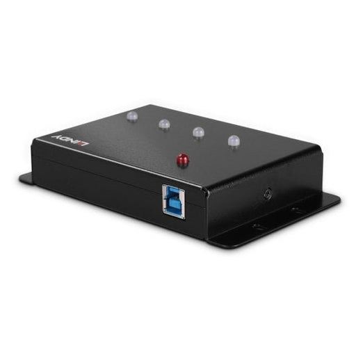 EAN 4002888433747 - Lindy 43374 hub de interfaz USB 3.2 Gen 1 (3.1 Gen 1) Type-B 5000 Mbit/s Negro imagen 2