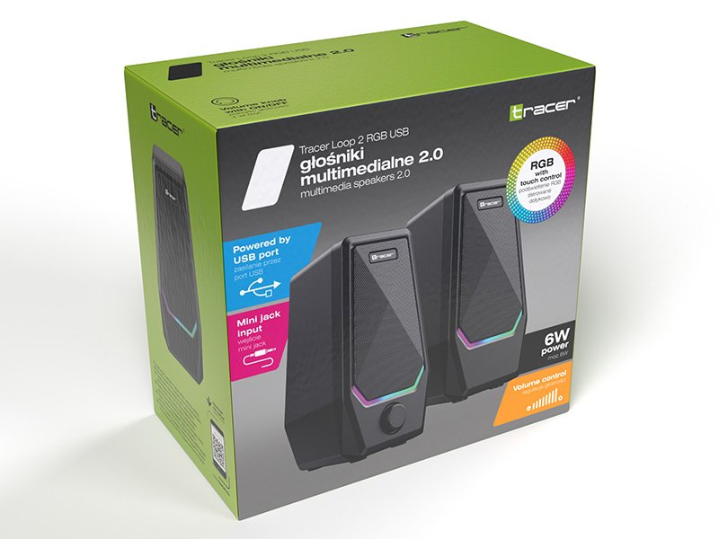 Tracer Speakers 2.0 Loop 2 Rgb Usb