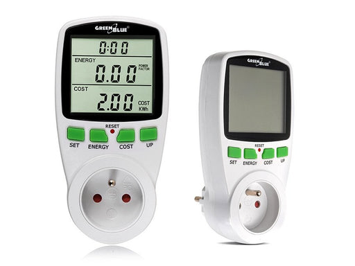 EAN 5903292800349 - Greenblue GB202 vatímetro Blanco Pantalla incorporada LCD 0 - 9999 W imagen 1
