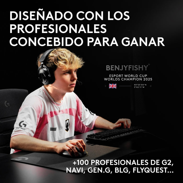 Logitech G Pro X2 Superstrike Ratón Óptico Inalámbrico 2.4 Ghz Receptor Usb De Logitech Lightspeed