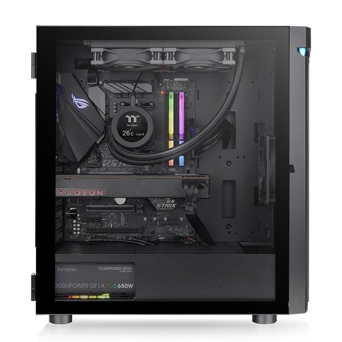 Caja Pc E-Atx Thermaltake H590 Tg Argb Black Ca-1x4-00m1wn-00