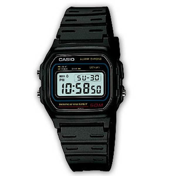 EAN 4971850436720 - Casio W-59-1VQES reloj Reloj de pulsera Masculino Electrónico Negro imagen 1