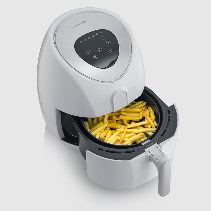 Freidora Severin Fr 2440 Sencillo 3,2 L Independiente 1500 W De Aire Caliente Blanco