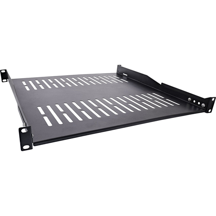 Inline® 19" Shelf, 450mm, 50kg, 1u, Ral 9005 Negro