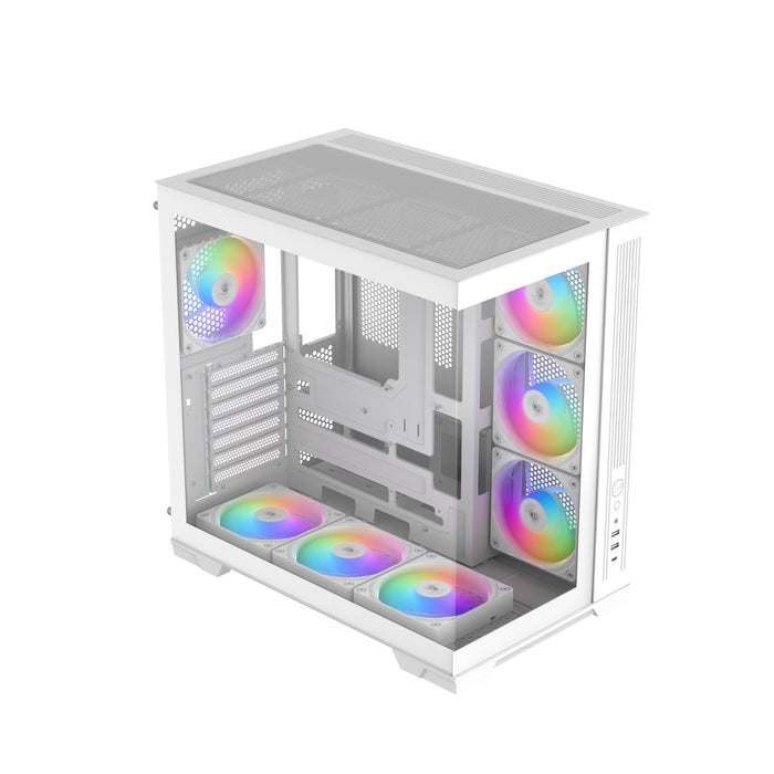 Sama V52 Atx Mid-Tower Atx Pc Case White Retail