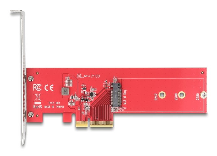Delock Pci Express 5.0 X4 Tarjeta A 1 X Intern Nvme M.2 Key M