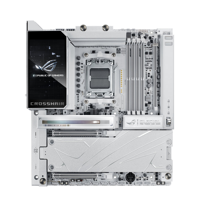 Placa Base Asus Rog Crosshair X870e Glacial Amd X870e Zócalo Am5 Atx Extendida