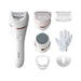 EAN 8710103935520 - Philips 8000 series BRE730/10 depiladora Rosa, Blanco imagen 1