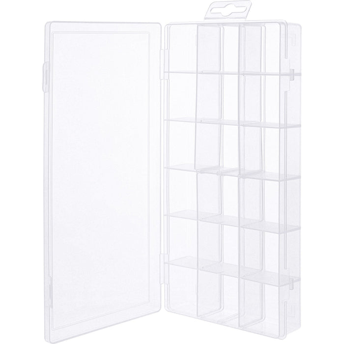 Inline® Small Components Box, 18 Compartments, 207x110x27mm, Orange