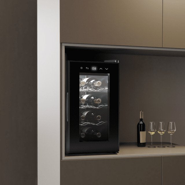 EAN 8435484027076 - Cecotec GrandSommelier 830 Nevera de vino termoeléctrico Independiente Negro 8 botella(s) imagen 3