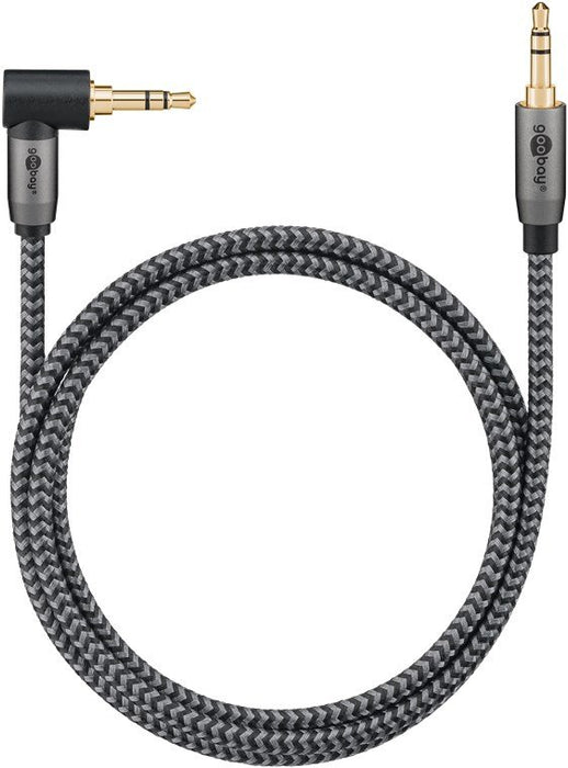 EAN 4040849652837 - Goobay 65283 cable de audio 5 m 3,5mm TRS Negro, Plata imagen 3