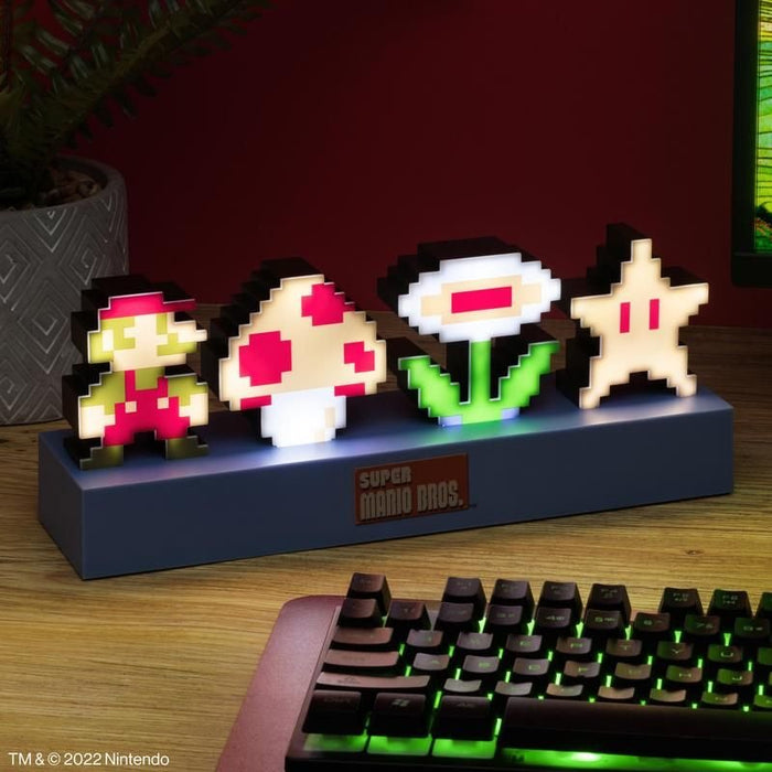 Lámpara Paladone Super Mario Icons Light