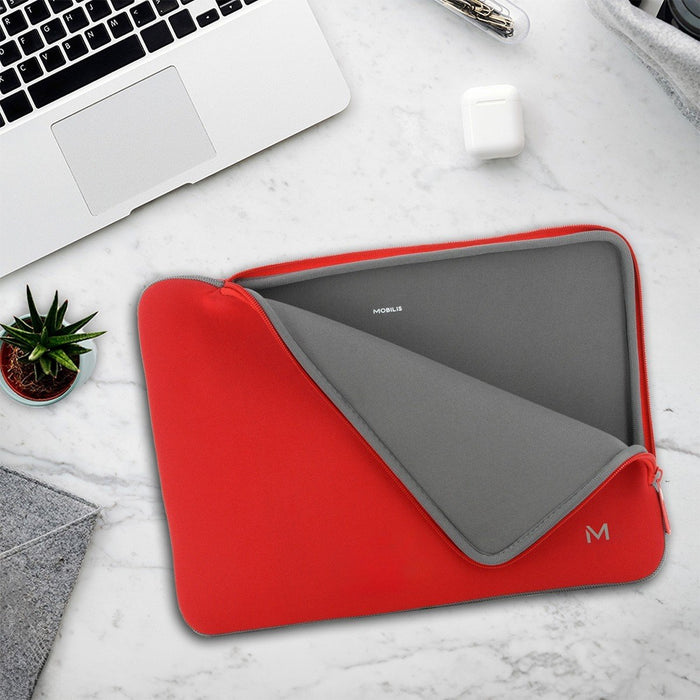 EAN 3700992529820 - Mobilis 049019 maletines para portátil 35,6 cm (14") Funda Gris, Rojo imagen 3