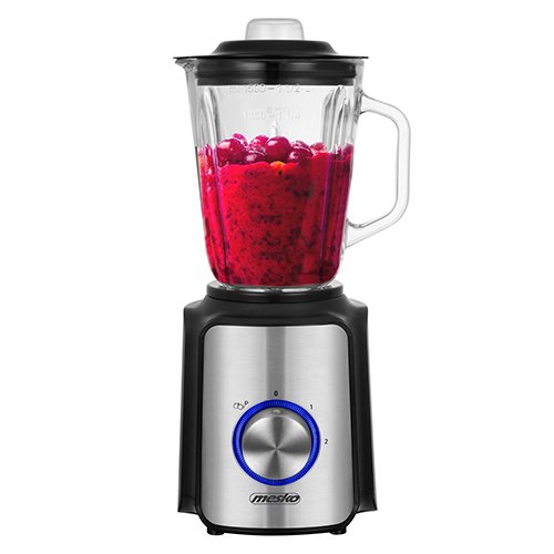 EAN 5902934839204 - Mesko Home MS 4080 licuadora 1,5 L Batidora de vaso 1200 W Arándano, Acero, Transparente imagen 1