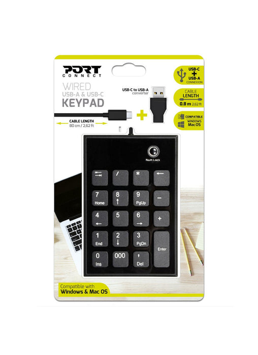 Port Designs Numeric Keypad Wired Type C