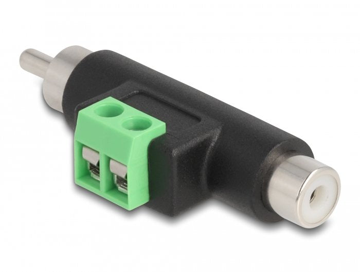 Delock Adaptador De Rca Macho Y Rca Hembra A Bloque De Terminales