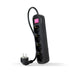 EAN 8433281010178 - Nanocable 10.37.0004-BK base múltiple 1,4 m 4 salidas AC Interior Negro imagen 1