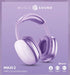 EAN 8018080486043 - Music Sound MAXI2 Auriculares Inalámbrico Diadema Llamadas/Música USB Tipo C Púrpura imagen 2