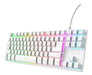 EAN 8713439258943 - Trust GXT 833W Thado TKL teclado Juego USB QWERTY Inglés de EE. UU. Blanco imagen 1
