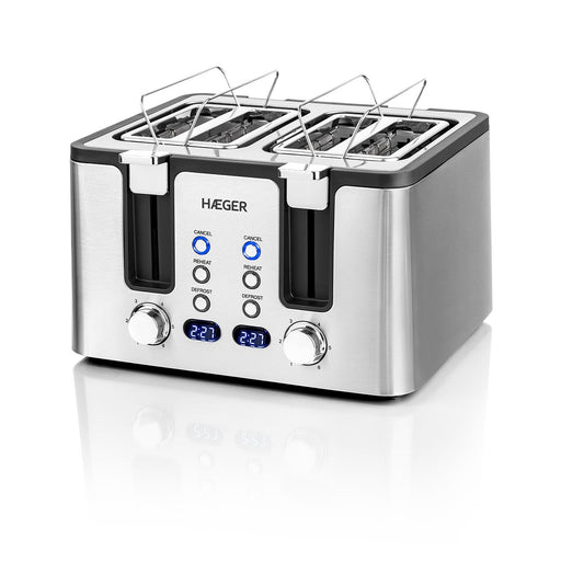 EAN 5608475032424 - Haeger TO-17D.015A tostadora 6 4 rebanada(s) 1700 W Acero inoxidable imagen 1