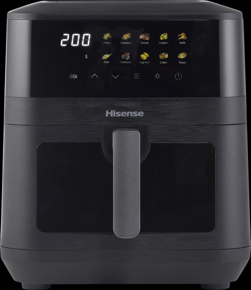 EAN 3838783026316 - Hisense HAF2100DCD Sencillo 7,7 L 2100 W Freidora de aire caliente Negro imagen 1