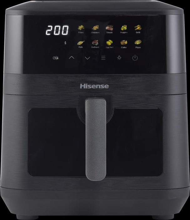 EAN 3838783026316 - Hisense HAF2100DCD Sencillo 7,7 L 2100 W Freidora de aire caliente Negro imagen 1