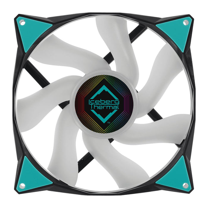 EAN 1230000071215 - Iceberg Thermal IceGALE ARGB Carcasa del ordenador Ventilador 14 cm Negro 1 pieza(s) imagen 1