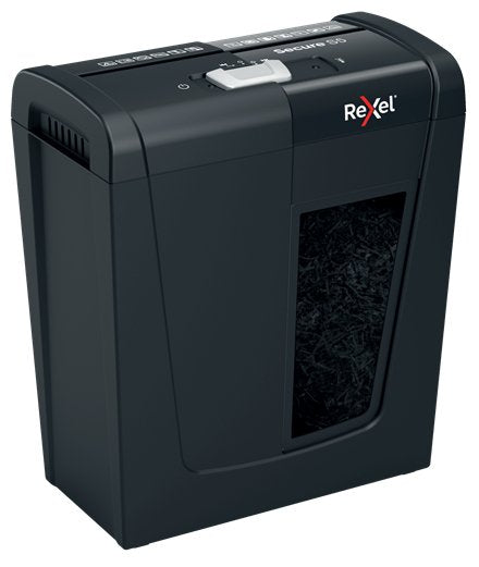 EAN 5028252615259 - Rexel Secure S5 triturador de papel Corte en tiras 68 dB Negro imagen 5