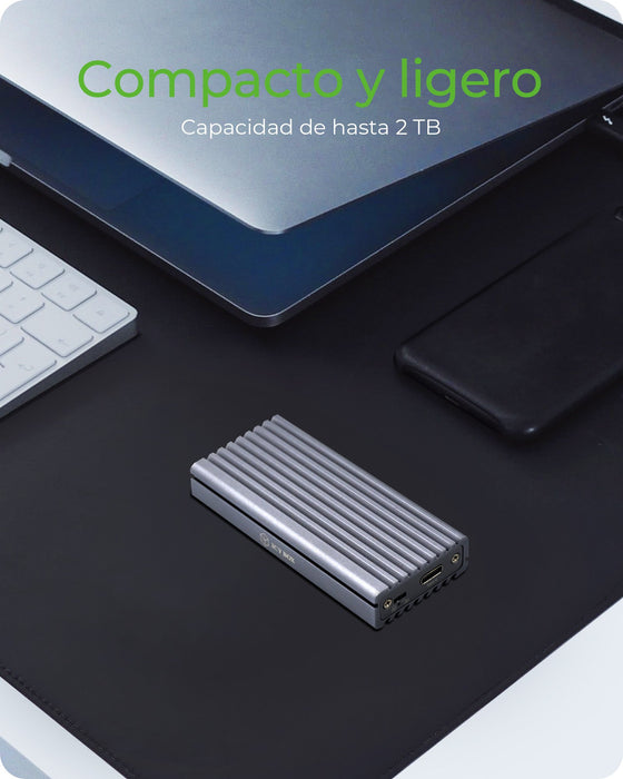 EAN 4250078168911 - ICY BOX IB-1817M-C31 Caja externa para unidad de estado sólido (SSD) Gris M.2 imagen 10