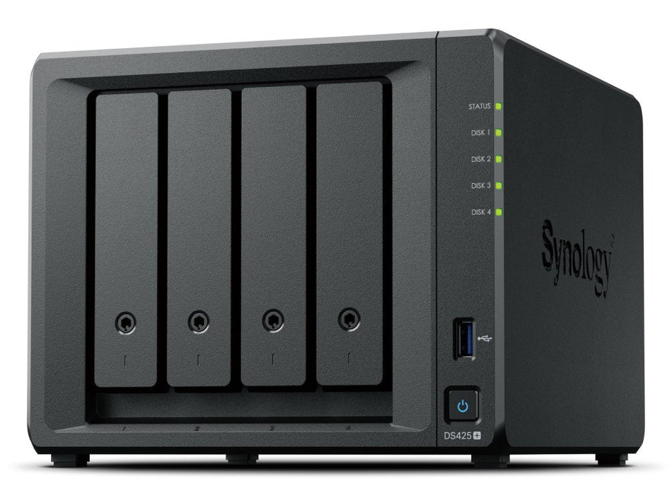 Serwer Nas Ds425+ 4x0hdd J4125 2gb Ddr4 1x1gbe 1x2,5gbe 3y