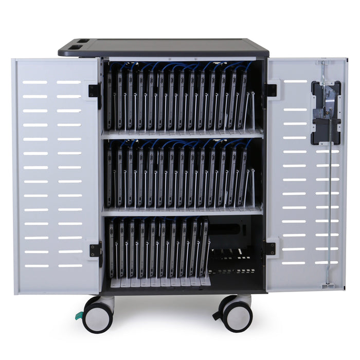 Ergotron Zip40 Lade- Managementwagen Fr 40 Tablets Oder 30 Notebooks