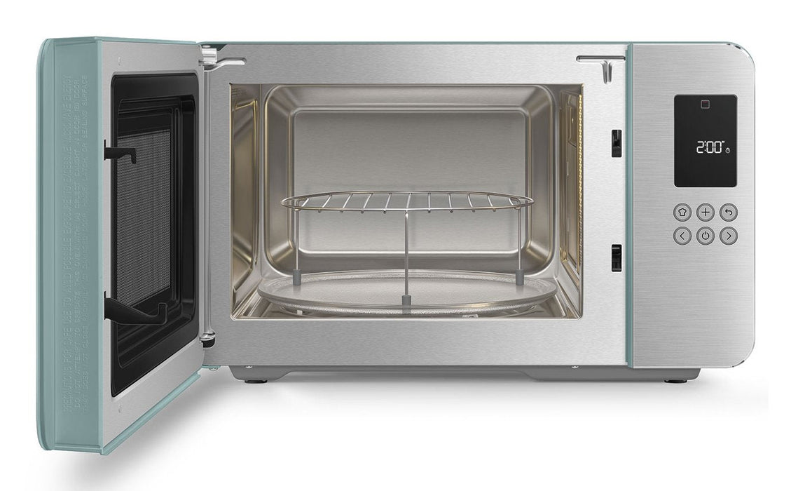 Microondas Smeg Con Grill Moc01egmeu, 4 Funciones, 1900w, Verde Esmeralda Mate