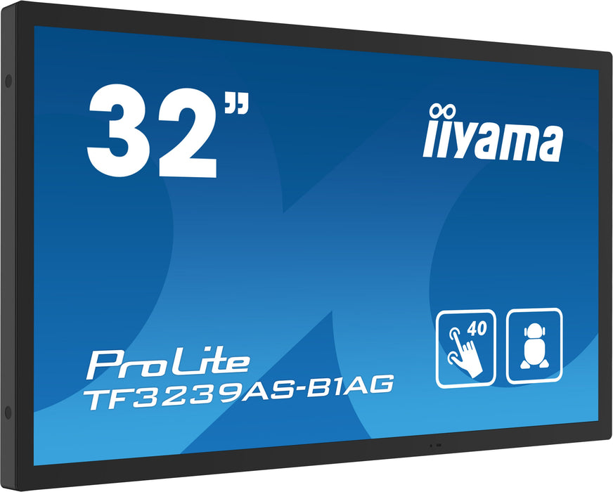 EAN 4948570123865 - iiyama TF3239AS-B1AG pantalla para PC 80 cm (31.5") 1920 x 1080 Pixeles Full HD LED Pantalla táctil Negro imagen 4