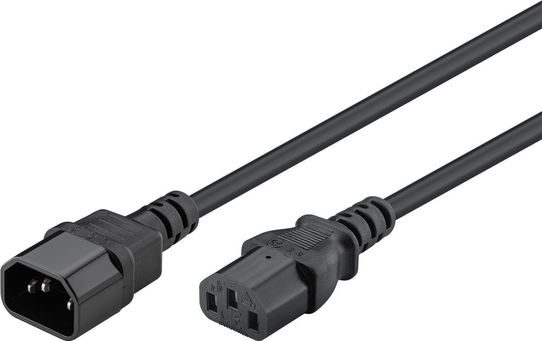 EAN 4040849951251 - Goobay 95125 cable de transmisión Negro 1 m IEC C14 IEC C13 imagen 2