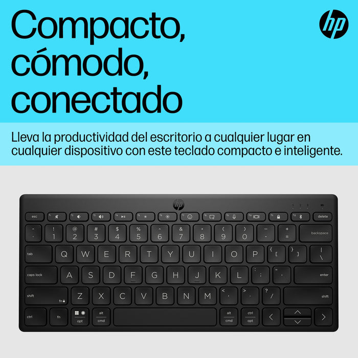 EAN 0196548516308 - HP 355 Compact Multi-Device Keyboard teclado Hogar Negro imagen 3