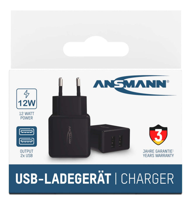 EAN 4013674176526 - Ansmann HC212 Universal Negro Corriente alterna Interior imagen 11