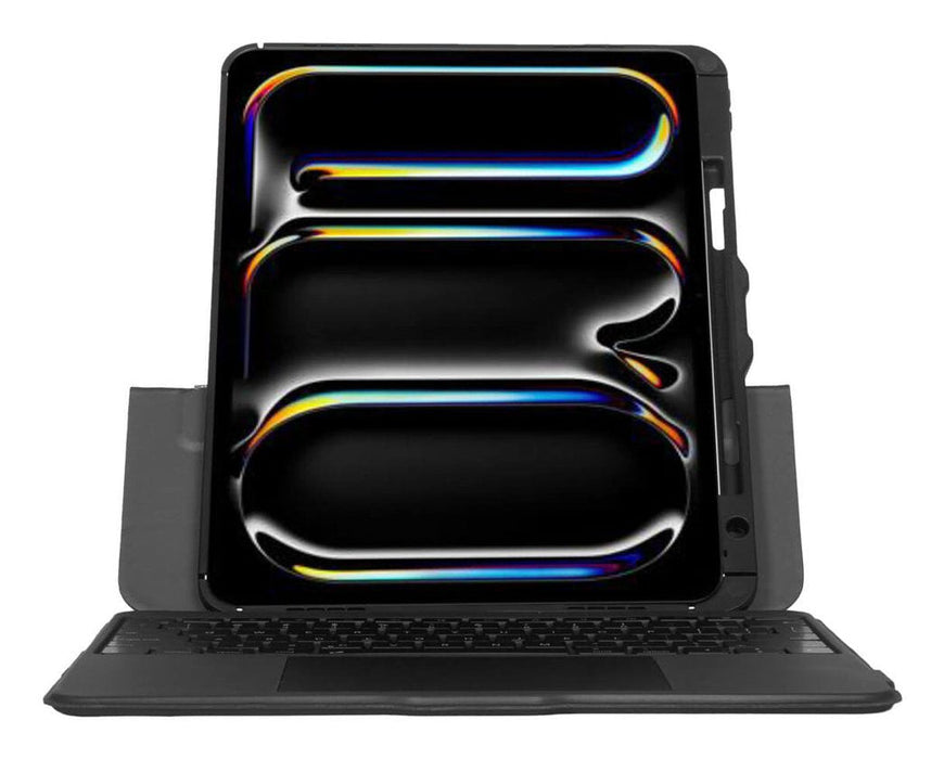 Targus Versavu Caja De Teclado Y Folio (Caja Del Teclado) Con Panel Táctil Retroiluminación Inalámbrico Bluetooth 5.0 Qwerty Reino Unido Negro Para Apple 13-Inch Ipad Pro (M4)