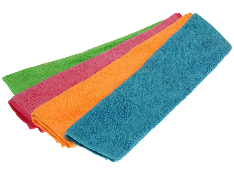EAN 4023103147232 - Vileda 141413 trapo para limpiar Microfibra Azul, Verde, Naranja, Rojo 4 pieza(s) imagen 5