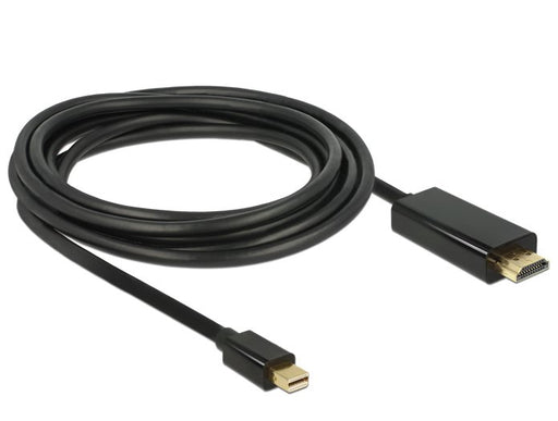 EAN 4043619836987 - DeLOCK 83698 adaptador de cable de vídeo 1 m Mini DisplayPort HDMI Negro imagen 1