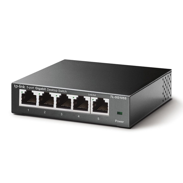 EAN 6935364083519 - TP-Link TL-SG105S No administrado Gigabit Ethernet (10/100/1000) Negro imagen 2