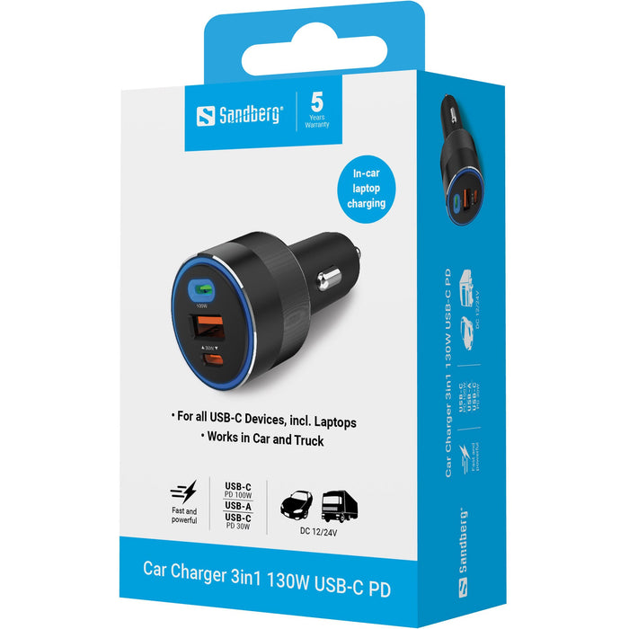 EAN 5705730441493 - Sandberg 441-49 cargador de dispositivo móvil Universal Negro Encendedor de cigarrillos Carga rápida Auto imagen 8