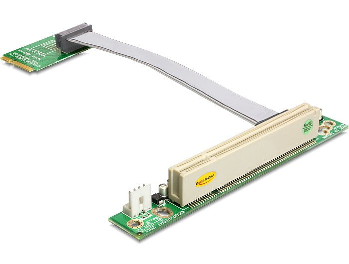 Delock 41359 Tarjeta Elevadora Mini Pci Express > 1 X Pci Con Cable Flexible 13 Cm Inserción Izquierda