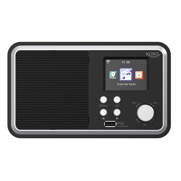 Xoro Dab 300 Ir, Internet Radio, Dab+,Bt,Usb,Upnp, Blanco